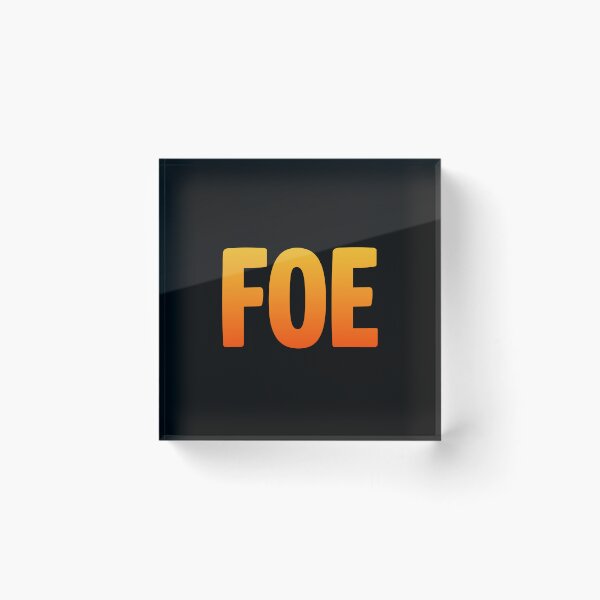 Item preview, FOE in Hot Orange designed and sold by Memes N Lore .
