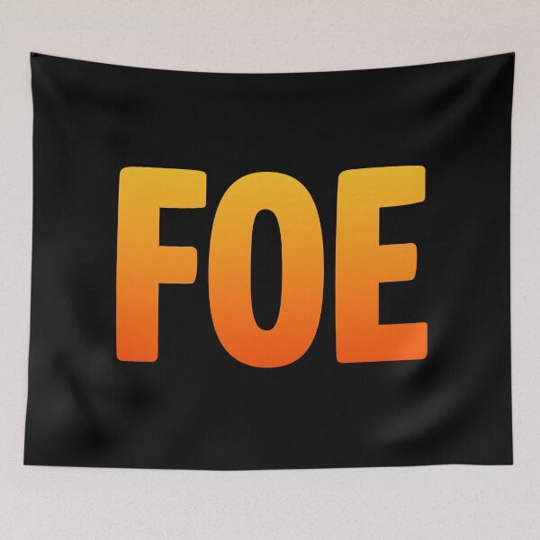 Item preview, FOE in Hot Orange designed and sold by Memes N Lore .