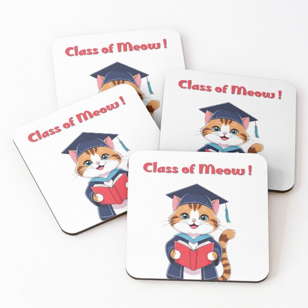 Item preview, Class of Meow – Cute Graduation Cat Design designed and sold by Aya's Graphics.