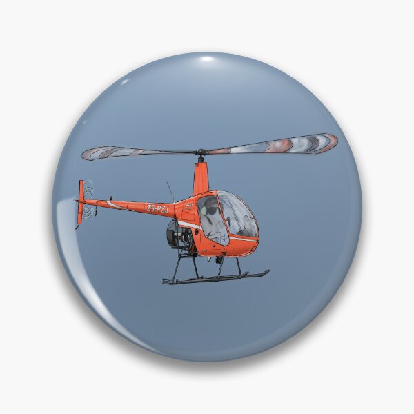 Artikelvorschau, Robinson R22 Hubschrauber Einzigartige digitale Luftfahrtkunstillustration entworfen und verkauft von GeraldSmithArt.