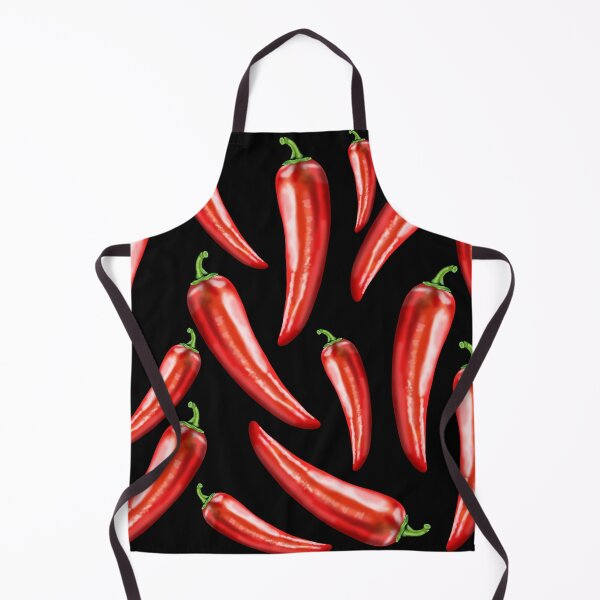 Item preview, Chili peppers in a lifelike appearance with a green stem designed and sold by katecheerycake.