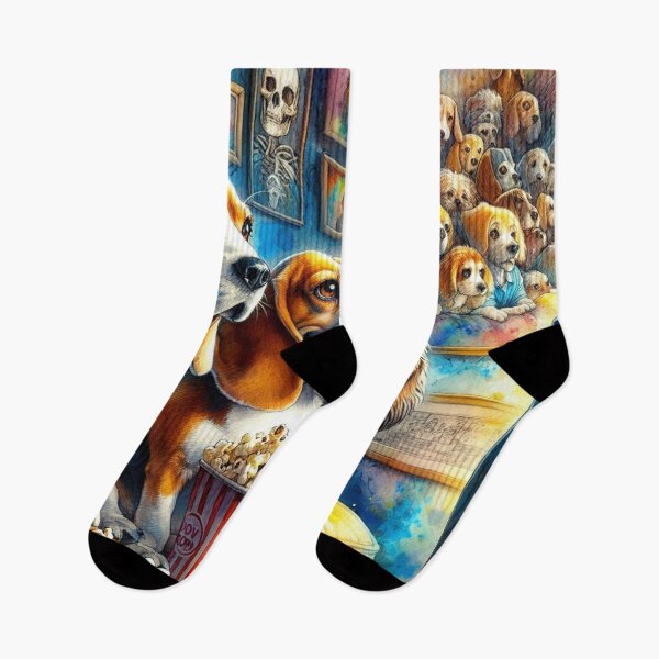 Item preview, Beagle Movie Night designed and sold by Wags & Tails.
