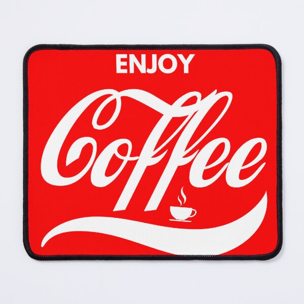 Item preview, Enjoy Coffee – Retro Soda Style Design designed and sold by Darty Creations.
