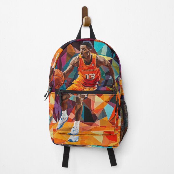 Item preview, Point guard making a pass amidst geometric patterns Active Outdoors Inspired Art designed and sold by CDC40.
