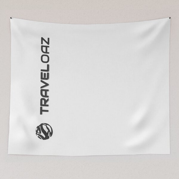 Item preview, Vertical Version of TravelOAZ Monochromatic Pantone Normal Size Full Logo designed and sold by TravelOAZ.