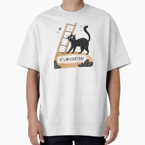 Item preview, t's my lucky day with black cat designed and sold by Lucky 777.