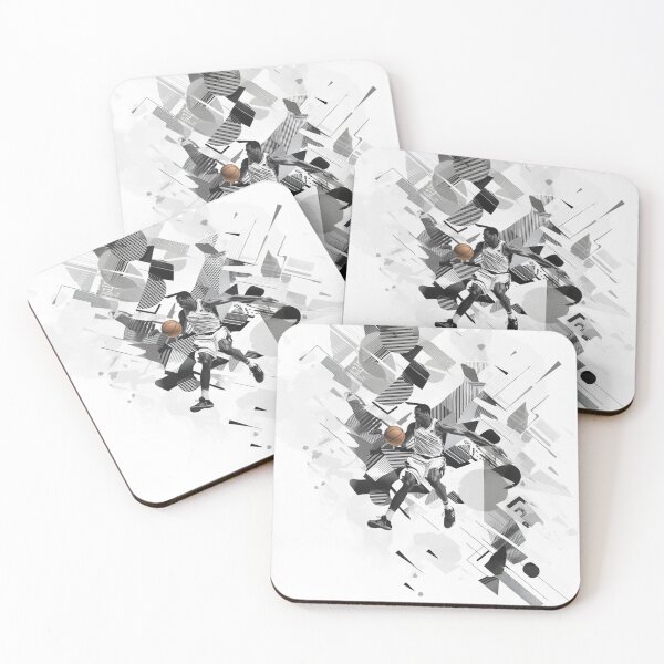 Item preview, Point guard making a pass amidst geometric patterns Active Outdoors Inspired Art designed and sold by CDC40.
