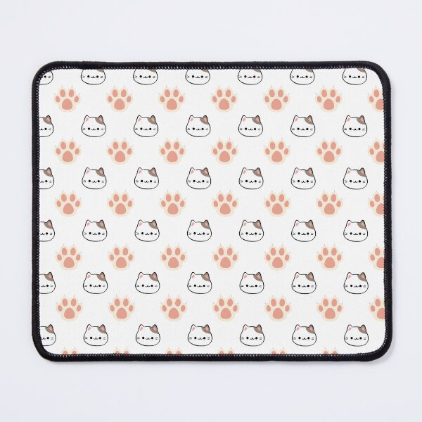 Item preview, Meow Mood: Playful Cats & Paws Tee Pattern designed and sold by CollageLab.