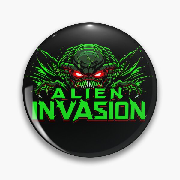 Item preview, Alien Invasion - Sci-Fi Monster Design designed and sold by Sitred123.