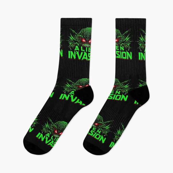 Item preview, Alien Invasion - Sci-Fi Monster Design designed and sold by Sitred123.