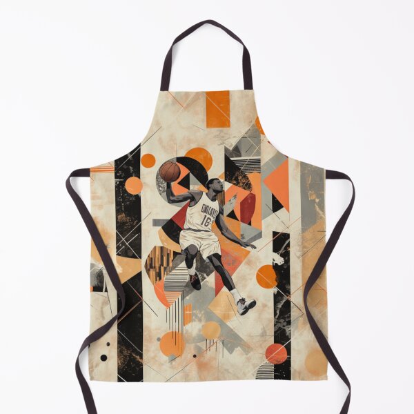 Item preview, Point guard making a pass amidst geometric patterns Active Outdoors Inspired Art designed and sold by CDC40.