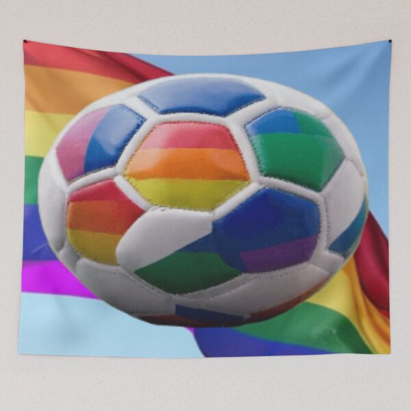 Item preview, Gay Pride Soccer Ball – Equality on the Field designed and sold by KoliBabb.