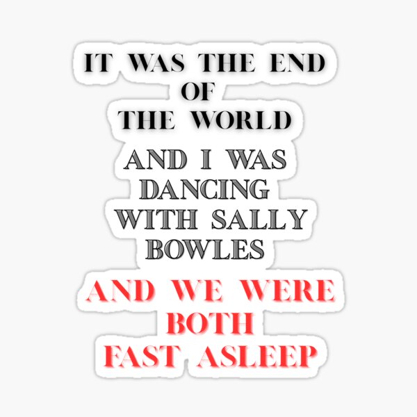 Item preview, Cabaret Quote designed and sold by brrandomdesigns.
