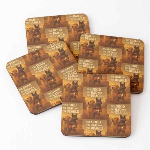 Item preview, The Good, The Bad and The Beagle – Canine Cowboy Print designed and sold by ruffdraftstudio.