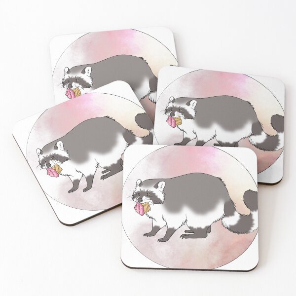 Item preview, Cupcake Raccoon designed and sold by AmondoArt.