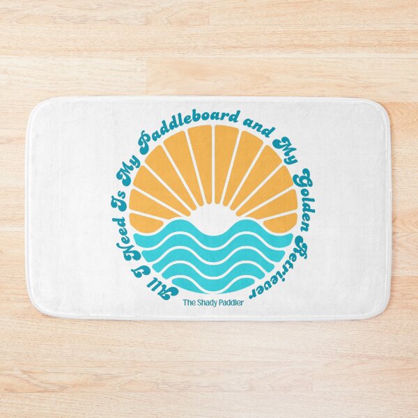 Item preview, Paddleboard & Golden Retriever - The Shaddy Paddler designed and sold by The Shady Paddler.