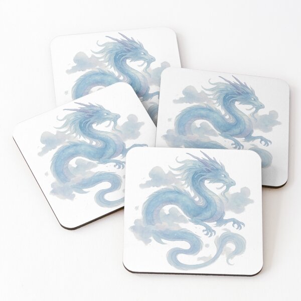 Item preview, Serene Sky Dragon in Watercolor Mist designed and sold by QuirkWears.