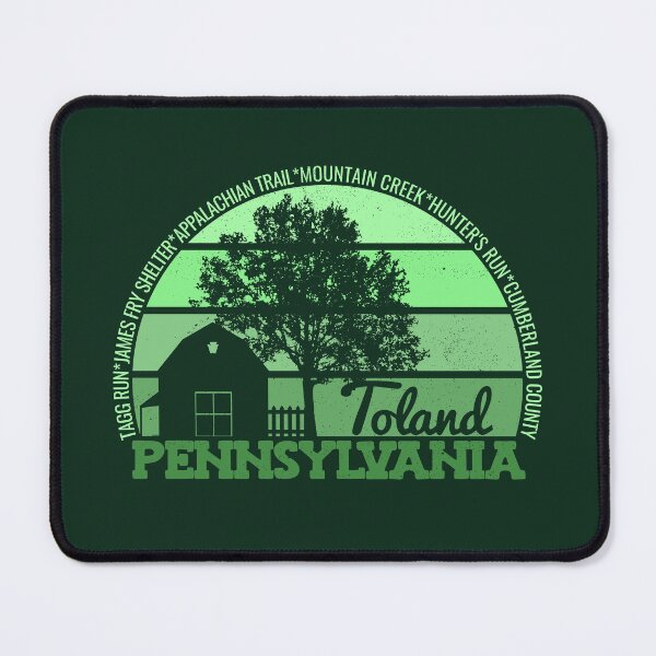 Item preview, Toland Pennsylvania Sunset Retro Vintage Local Pride Logo designed and sold by CRHPOD20.