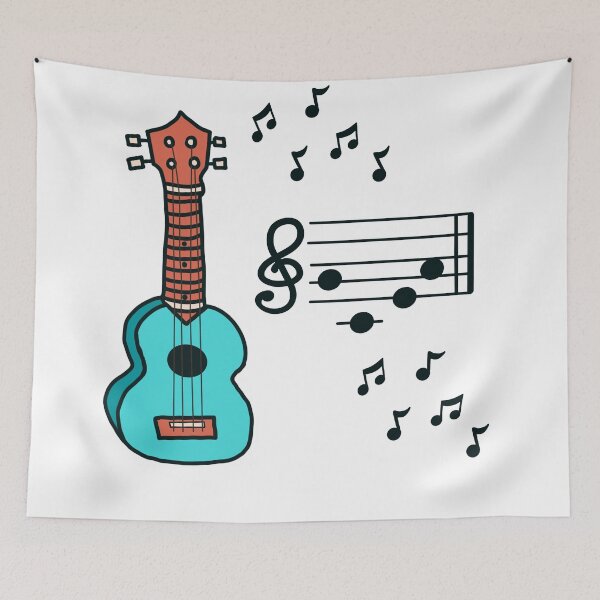 Item preview, Adorable Ukulele: Musical Vibes designed and sold by nomadraconteur.