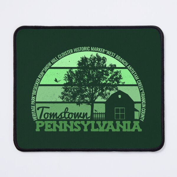 Item preview, Tomstown Pennsylvania Sunset Retro Vintage Local Pride Logo designed and sold by CRHPOD20.