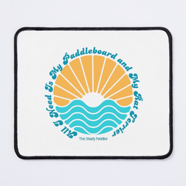 Item preview, Paddleboard & Rat Terrier - The Shaddy Paddler  designed and sold by The Shady Paddler.