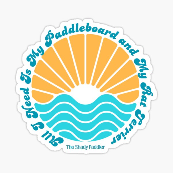 Item preview, Paddleboard & Rat Terrier - The Shaddy Paddler  designed and sold by The Shady Paddler.