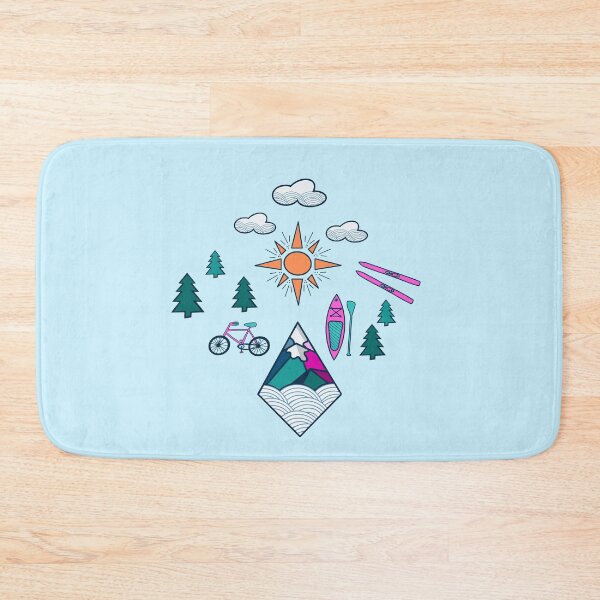 Item preview, Outdoor Adventure - Blue designed and sold by nomadraconteur.