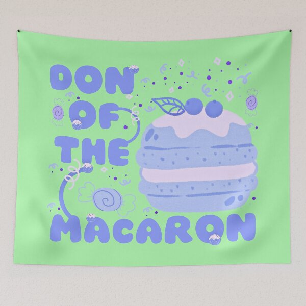 Item preview, Cute French Food Macarons Food Quote Humor designed and sold by Renata Illustrata.