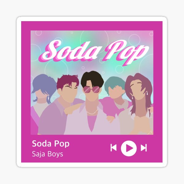 Item preview, Soda Pop Saja Boys Spotify Cover Image designed and sold by Cryptid-Crafter.