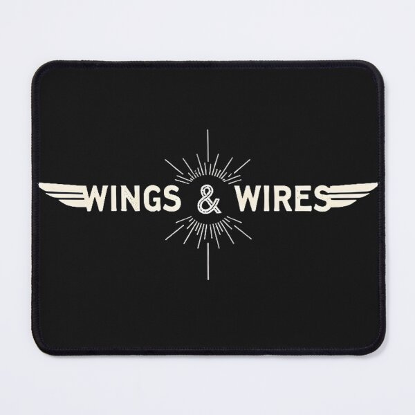 Item preview, Wings & Wires – Aviation & Tech-Inspired Logo Design designed and sold by NCLaserDesigns.