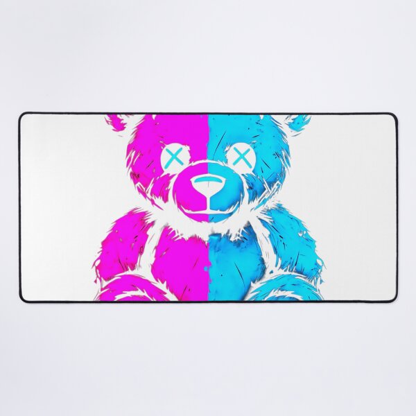 Item preview, Creepy Cute Neon Teddy Bear Dark Humor Mental Health, Anxiety designed and sold by ArtbyJustis.