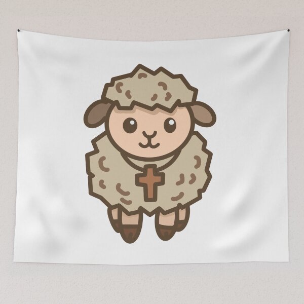 Item preview, My Sheep Hear My Voice- Faith-filled sheep designed and sold by Shepherd’s Light Studio.