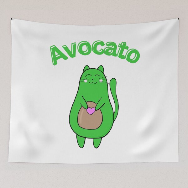 Item preview, Avocato – Cute Avocado Cat Pun Design designed and sold by POPDOTSHOP.