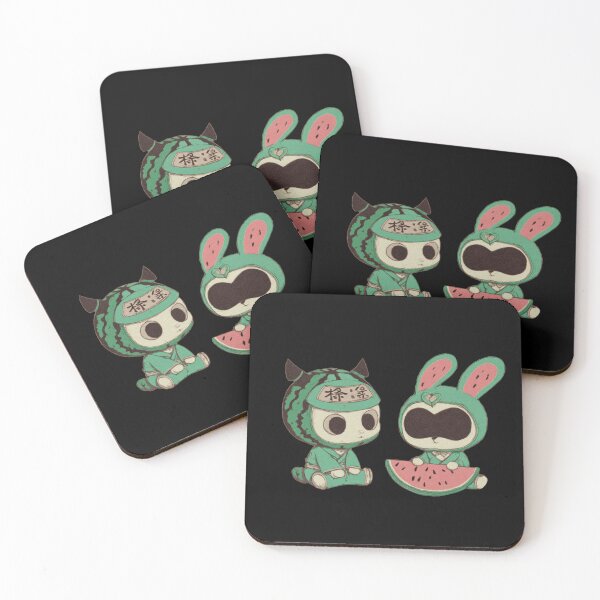 Item preview, Watermelon Ninjas Sharing a Snack designed and sold by pastel.moonwave.