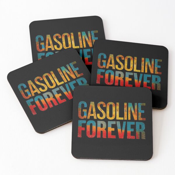 Item preview, Gasoline Forever Retro Car Culture Shirt designed and sold by Amanda's Factory.