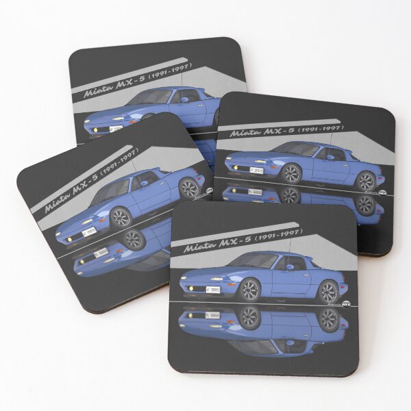 Item preview, Miata - MX-5 NA 1991-1997 (Laguna blue mica) - Small Car, Big Smile designed and sold by Azaziel.