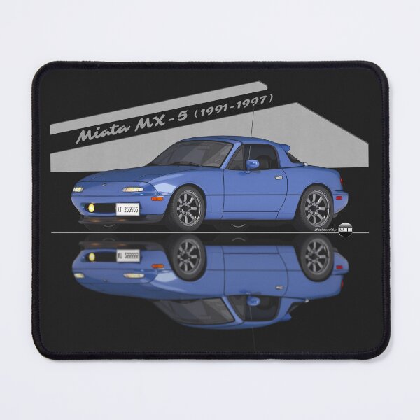 Item preview, Miata - MX-5 NA 1991-1997 (Laguna blue mica) - Small Car, Big Smile designed and sold by Azaziel.