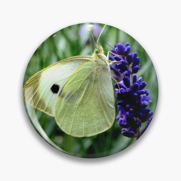 Item preview, White butterfly on lavender  designed and sold by KaisPrints.
