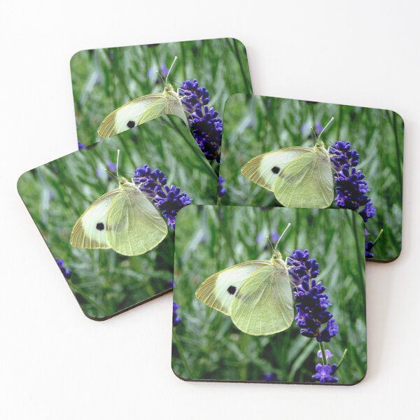 Item preview, White butterfly on lavender  designed and sold by KaisPrints.