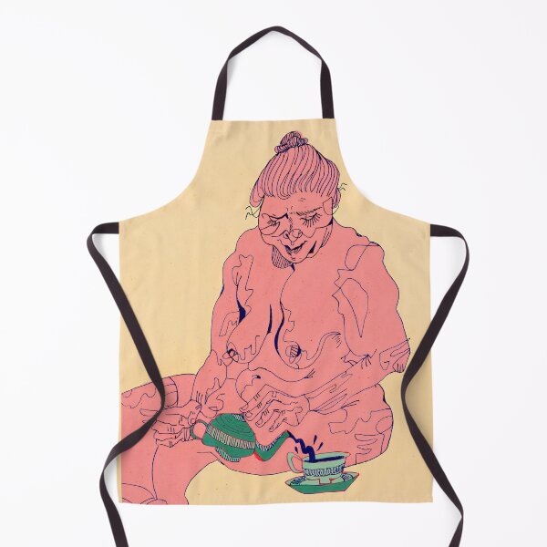 Item preview, Tea Lady designed and sold by Kayla McCormick Illustration.