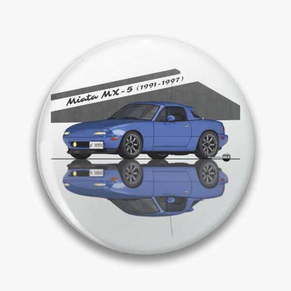 Item preview, Miata - MX-5 NA 1991-1997 (Laguna blue mica) - Small Car, Big Smile designed and sold by Azaziel.