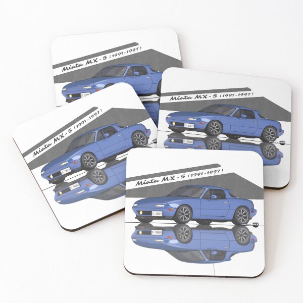 Item preview, Miata - MX-5 NA 1991-1997 (Laguna blue mica) - Small Car, Big Smile designed and sold by Azaziel.