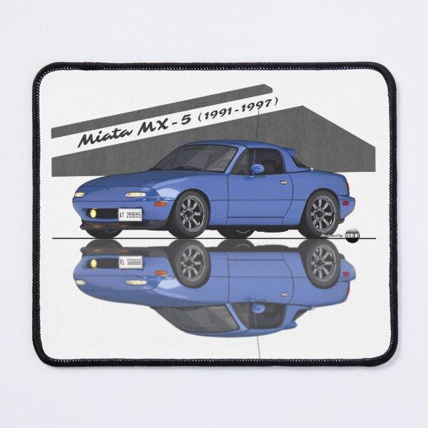 Item preview, Miata - MX-5 NA 1991-1997 (Laguna blue mica) - Small Car, Big Smile designed and sold by Azaziel.