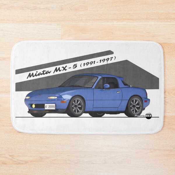 Item preview, Miata - MX-5 NA 1991-1997 (Laguna blue mica) - Small Car, Big Smile designed and sold by Azaziel.