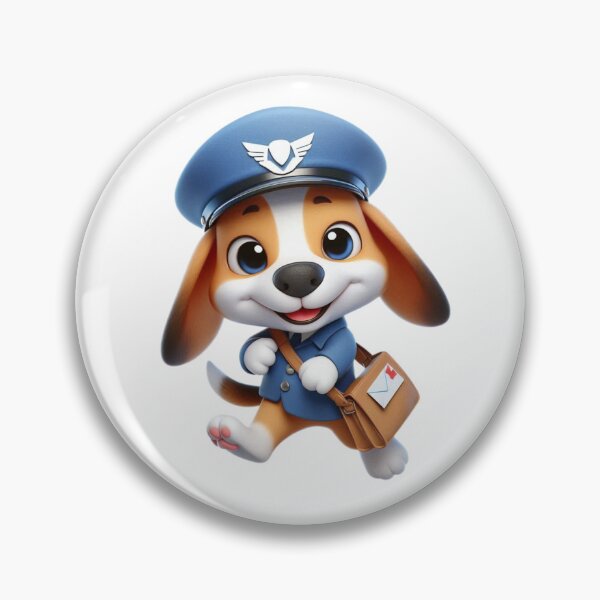 Item preview, Beagle Mail Carrier - Cute Dog Job Cartoon designed and sold by Confuzz1ed.
