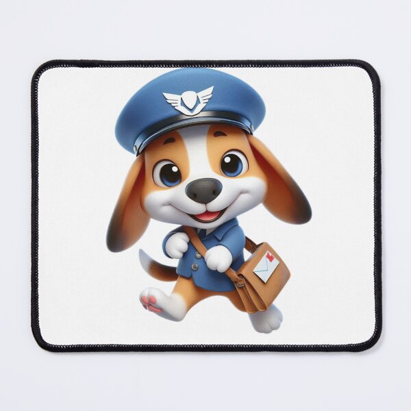 Item preview, Beagle Mail Carrier - Cute Dog Job Cartoon designed and sold by Confuzz1ed.