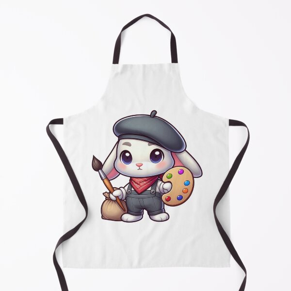 Item preview, Bunny Artist - Creative Cartoon Animal designed and sold by Confuzz1ed.