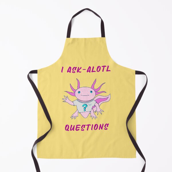 Item preview, Curious Axolotl: Ask-a-Lotl Questions designed and sold by nomadraconteur.