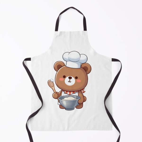 Item preview, Bear Chef - Baking Cartoon Animal designed and sold by Confuzz1ed.