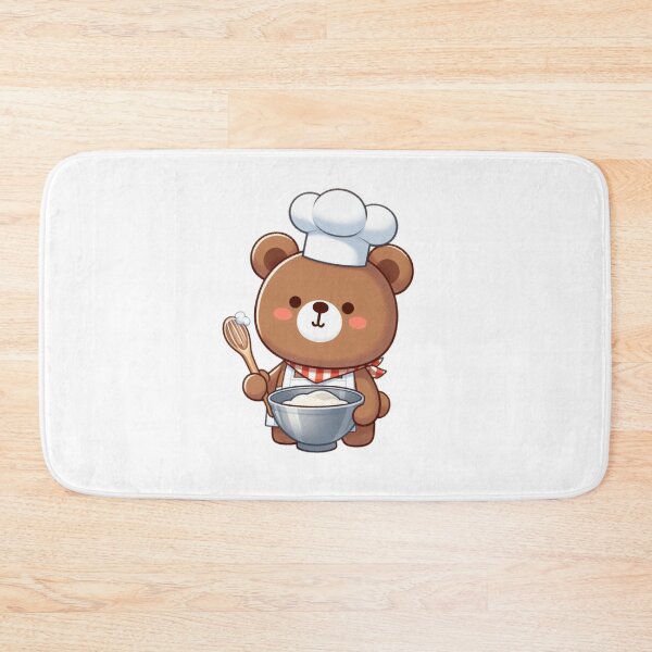 Item preview, Bear Chef - Baking Cartoon Animal designed and sold by Confuzz1ed.